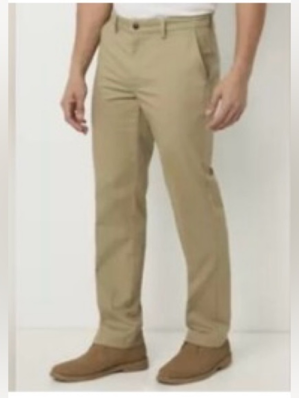 🔹St. John's Bay Men's Beige Khaki Super Stretch Chinos Pants 32x30